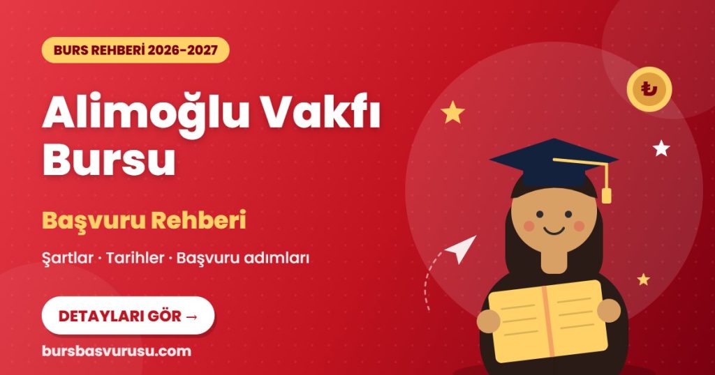 Alimoğlu Vakfı Bursu burs rehberi kapak görseli