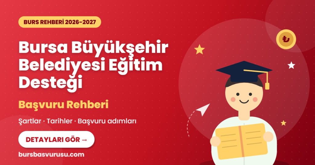 Bursa Büyükşehir Belediyesi Eğitim Desteği burs rehberi kapak görseli