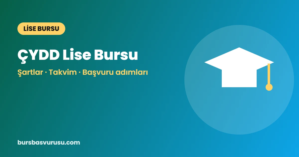 ÇYDD Lise Bursu