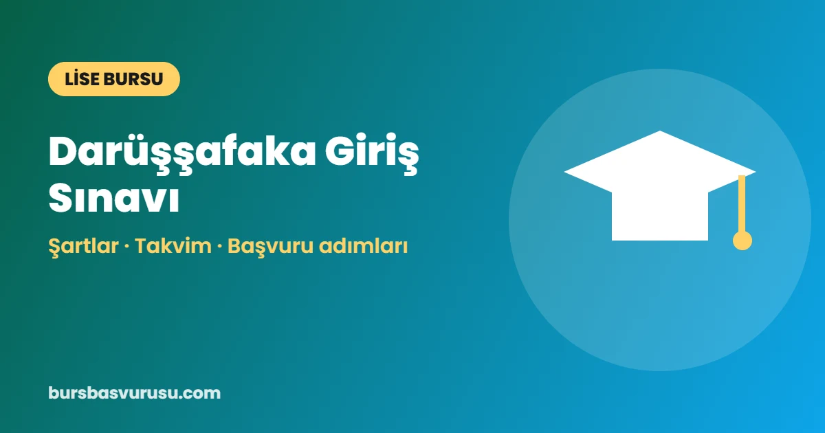 Darüşşafaka Giriş Sınavı