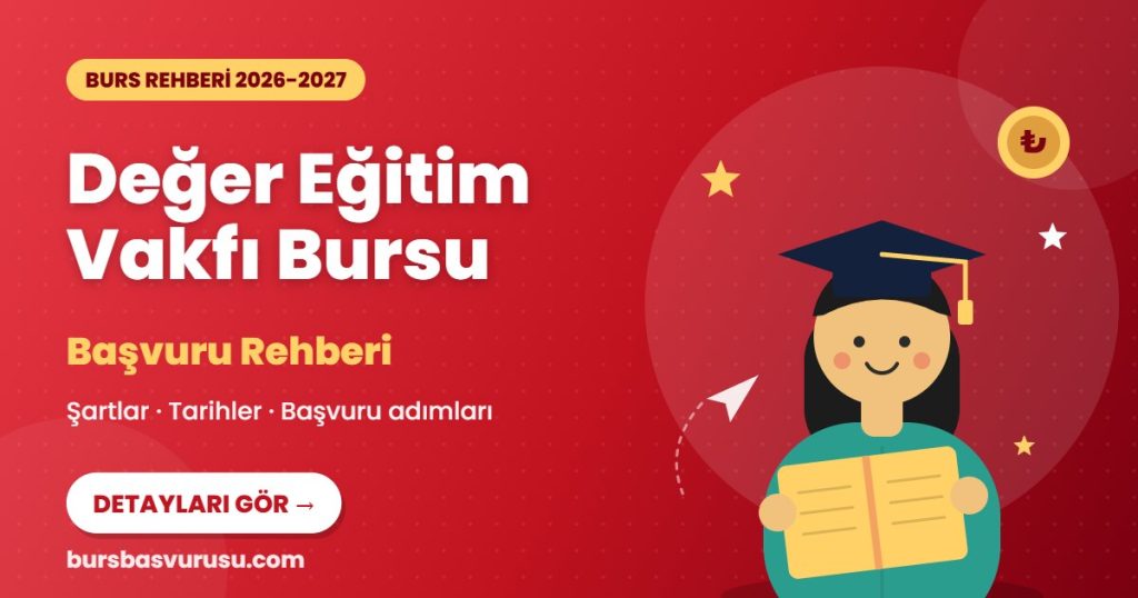 Değer Eğitim Vakfı Bursu burs rehberi kapak görseli