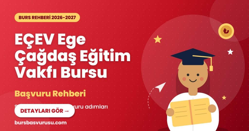 EÇEV Ege Çağdaş Eğitim Vakfı Bursu burs rehberi kapak görseli