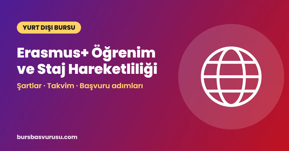 Erasmus+ Öğrenim ve Staj Hareketliliği