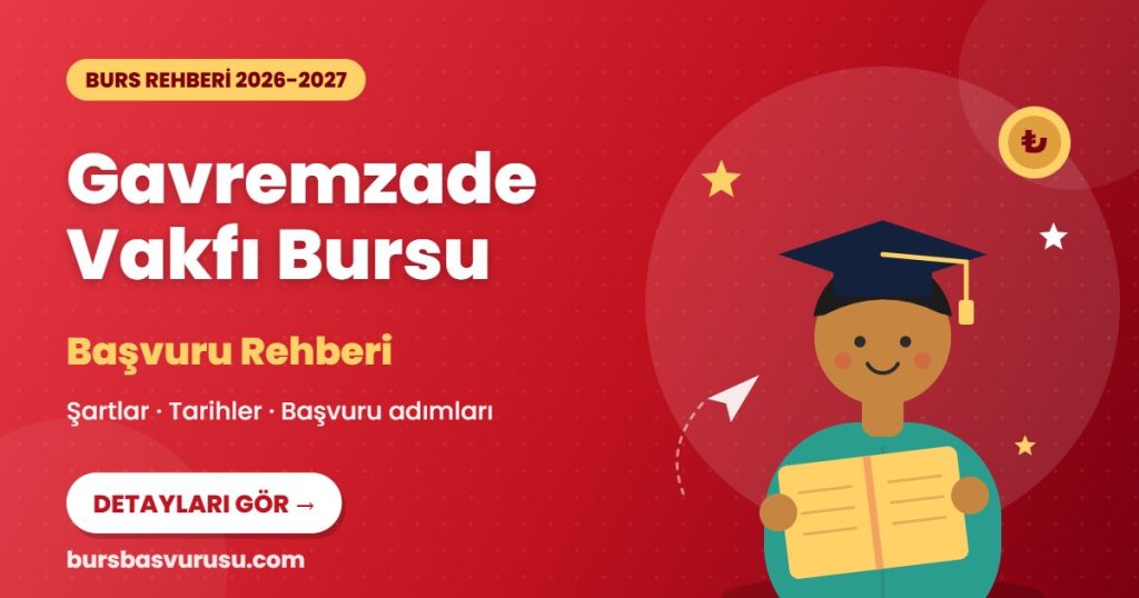 Gavremzade Vakfı Bursu burs rehberi kapak görseli