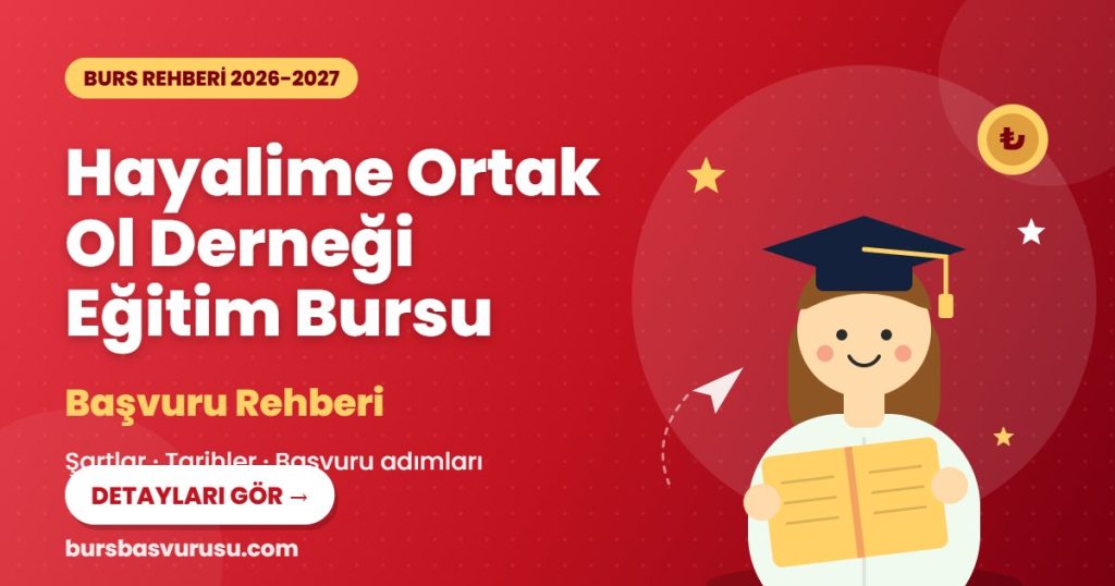 Hayalime Ortak Ol Derneği Eğitim Bursu burs rehberi kapak görseli