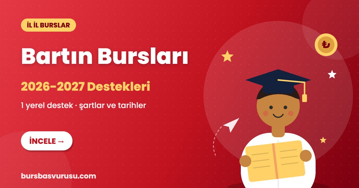 Bartın burs ve eğitim destekleri