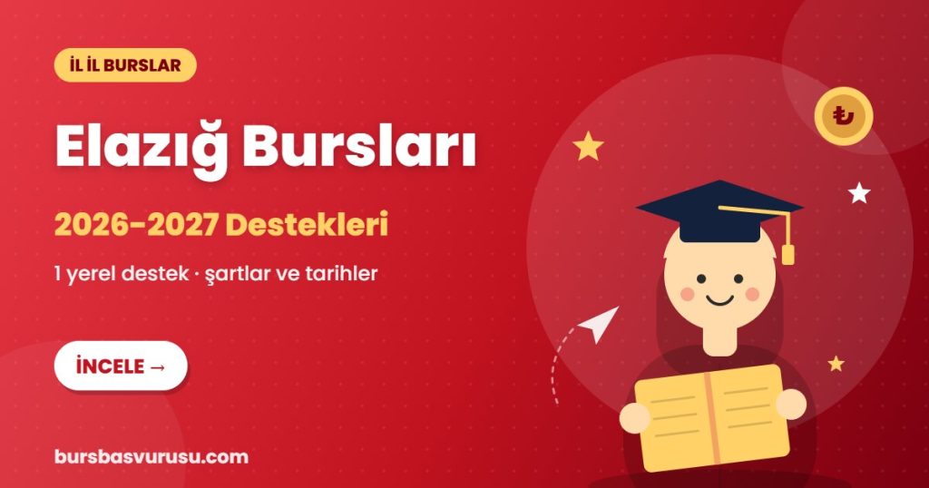 Elazığ burs ve eğitim destekleri