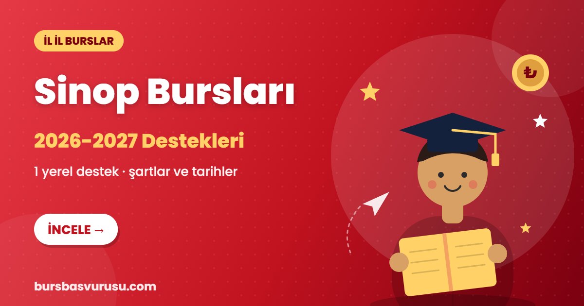 Sinop burs ve eğitim destekleri