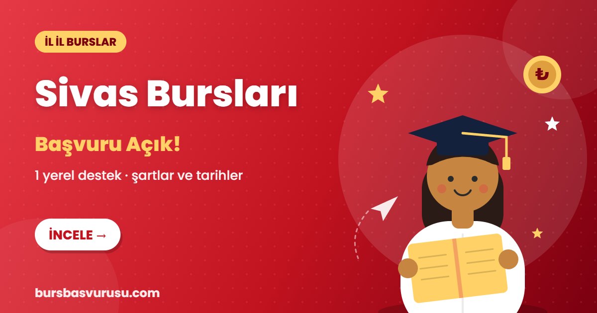Sivas burs ve eğitim destekleri