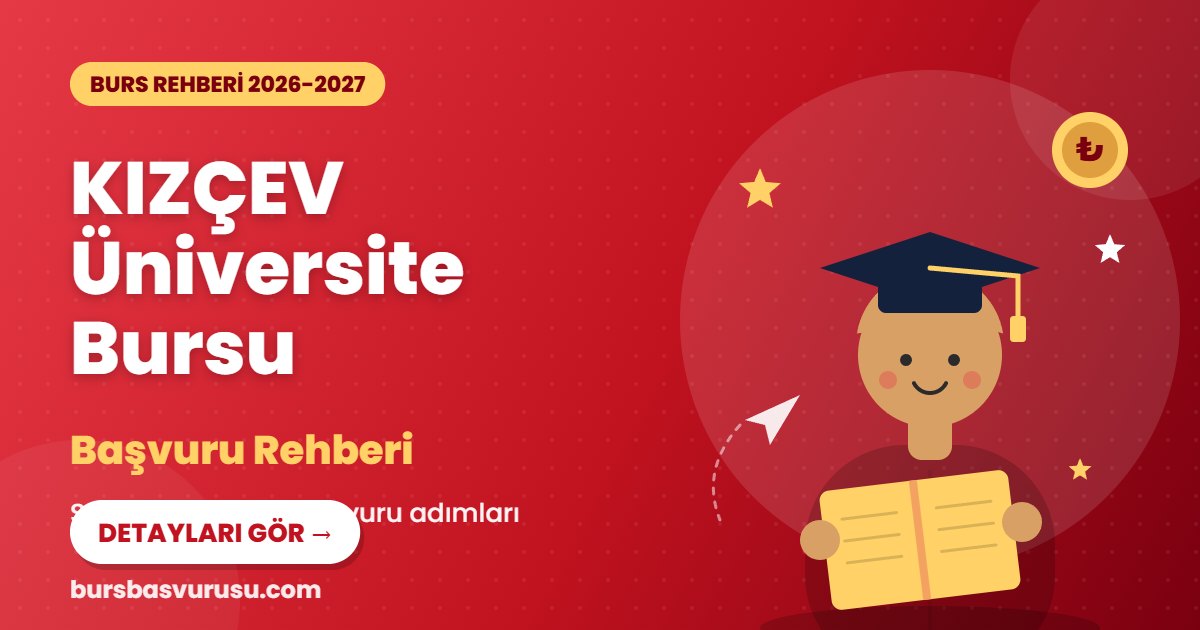 KIZÇEV Üniversite Bursu burs rehberi kapak görseli