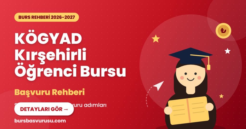 KÖGYAD Kırşehirli Öğrenci Bursu burs rehberi kapak görseli