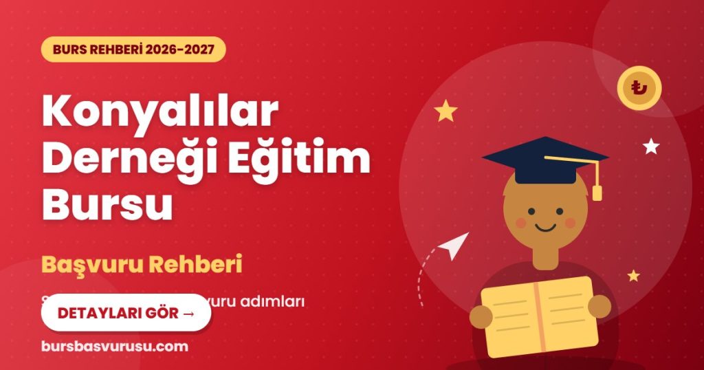 Konyalılar Derneği Eğitim Bursu burs rehberi kapak görseli