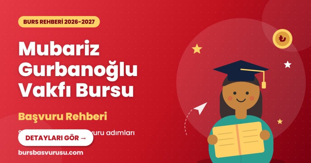 Mubariz Gurbanoğlu Vakfı Bursu burs rehberi kapak görseli