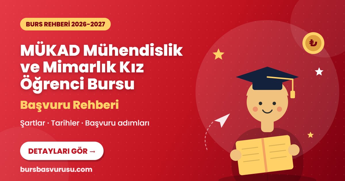 MÜKAD Mühendislik ve Mimarlık Kız Öğrenci Bursu burs rehberi kapak görseli