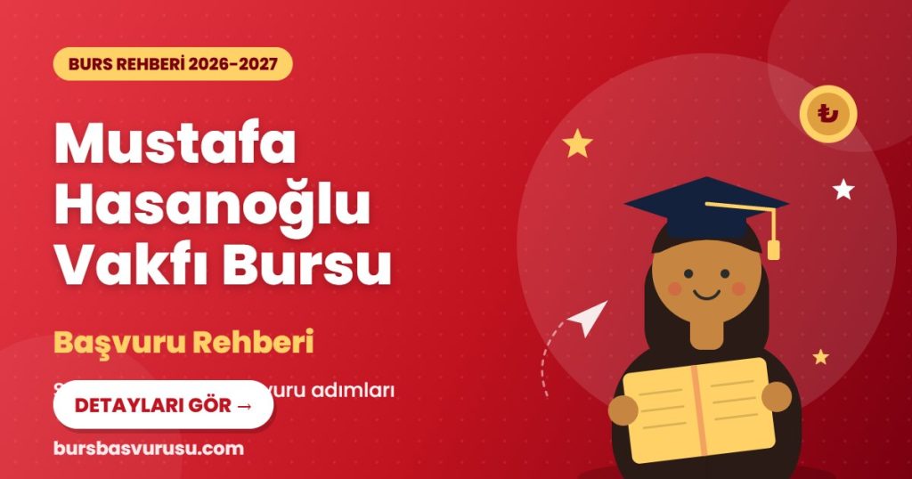 Mustafa Hasanoğlu Vakfı Bursu burs rehberi kapak görseli