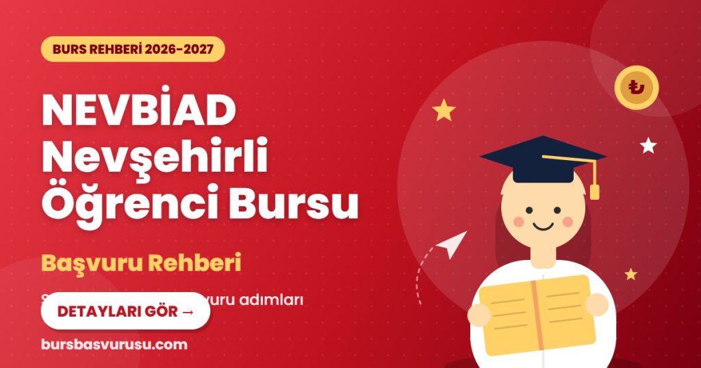 NEVBİAD Nevşehirli Öğrenci Bursu burs rehberi kapak görseli