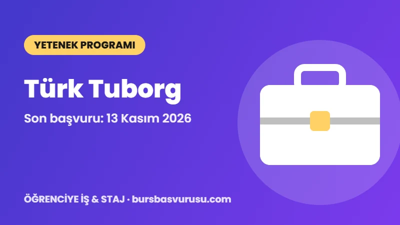 Türk Tuborg Gen-T Uzun Dönem Staj Programı (Satış)