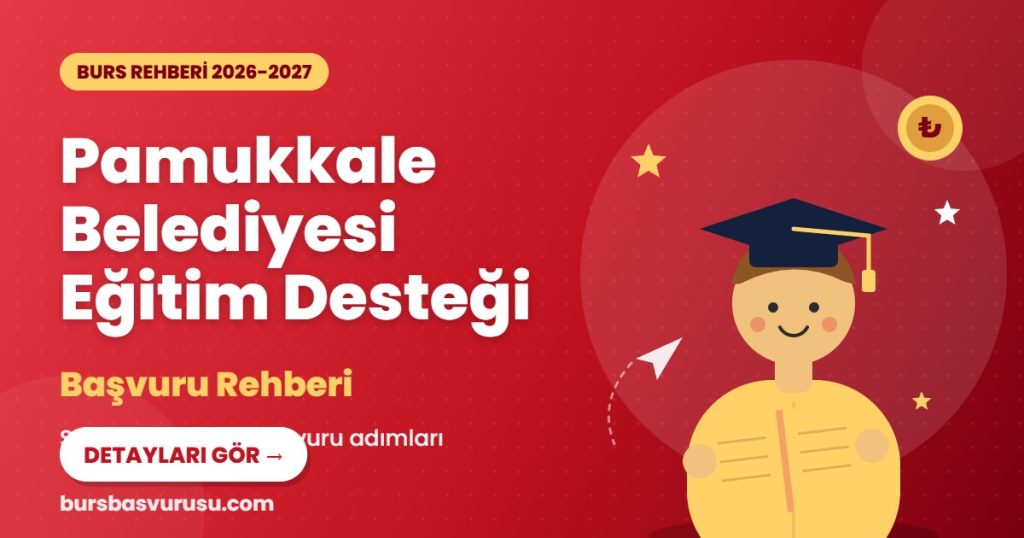 Pamukkale Belediyesi Eğitim Desteği burs rehberi kapak görseli