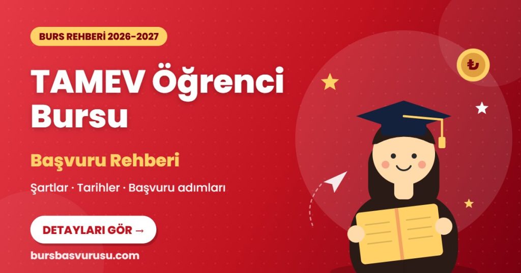 TAMEV Öğrenci Bursu burs rehberi kapak görseli