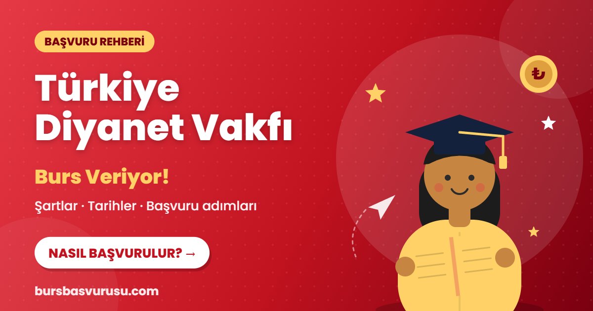 Türkiye Diyanet Vakfı burs başvuru rehberi