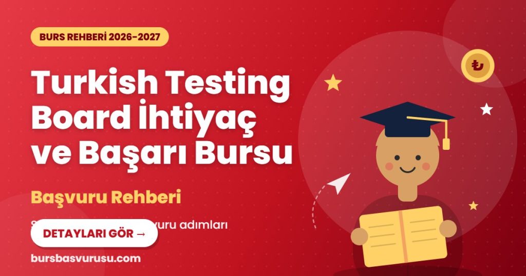 Turkish Testing Board İhtiyaç ve Başarı Bursu burs rehberi kapak görseli