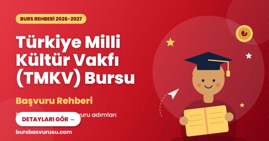 Türkiye Milli Kültür Vakfı (TMKV) Bursu burs rehberi kapak görseli