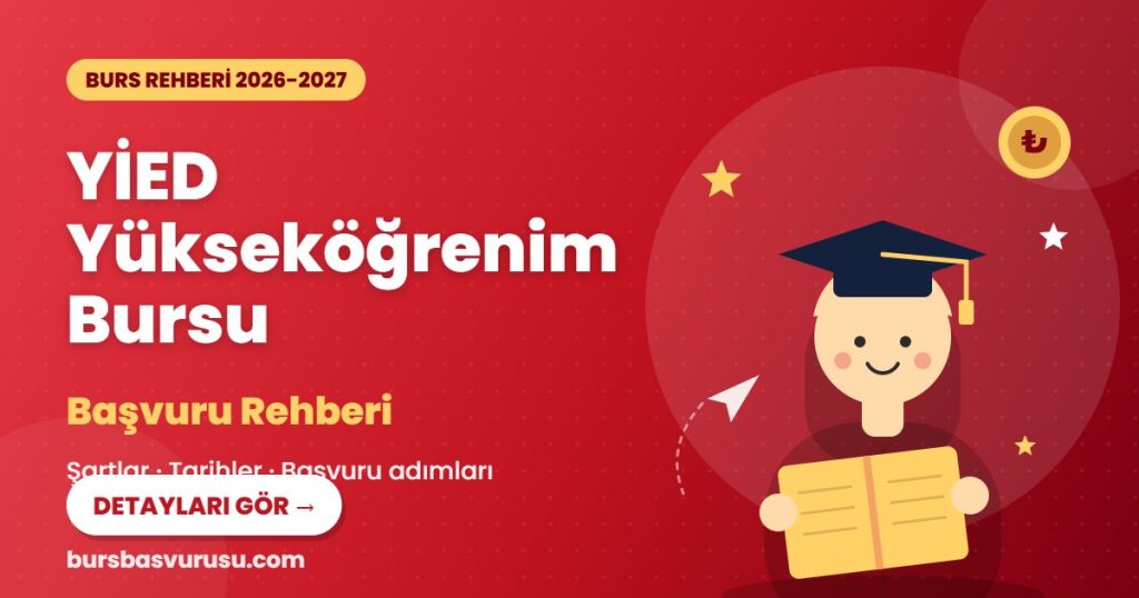 YİED Yükseköğrenim Bursu burs rehberi kapak görseli